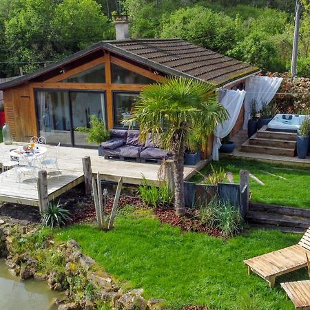 Kaebane 85, Lodge Avec Spa Au Bord De L'Eau Prouilly Bagian luar foto